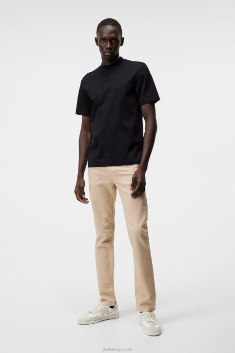 Jay Solid Stretch Jeans Oxford Tan Men J.Lindeberg Clothing 66XF2583 - Image 2