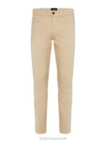 Jay Solid Stretch Jeans Oxford Tan Men J.Lindeberg Clothing 66XF2583 - Image 5