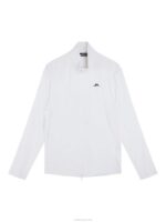 Jayy Jacket White Men J.Lindeberg Clothing 66XF2386 - Image 4