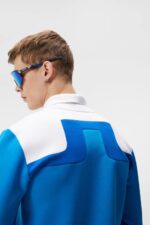 Jeff Crew Neck Sweatshirt Brilliant Blue Men J.Lindeberg Clothing 66XF621 - Image 3