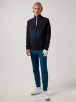 Jeff Golf Jacket STHLM Print Men J.Lindeberg Clothing 66XF2491 - Image 2
