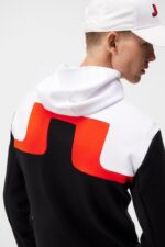 Jeff Hoodie Black Men J.Lindeberg Clothing 66XF524 - Image 3