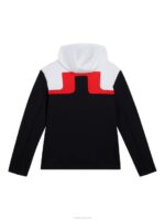Jeff Hoodie Black Men J.Lindeberg Clothing 66XF524 - Image 6