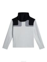 Jeff Hoodie Light Grey Melange Men J.Lindeberg Clothing 66XF525 - Image 6