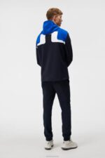 Jeff Hoodie Navy Men J.Lindeberg Clothing 66XF523