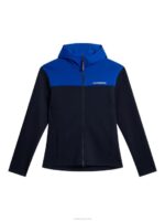 Jeff Hoodie Navy Men J.Lindeberg Clothing 66XF523 - Image 5