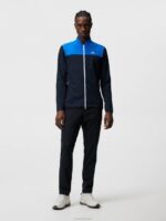 Jeff Hybrid Jacket Lapis Blue Men J.Lindeberg Clothing 66XF725 - Image 2
