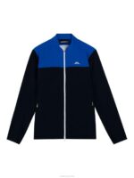 Jeff Hybrid Jacket Lapis Blue Men J.Lindeberg Clothing 66XF725 - Image 4