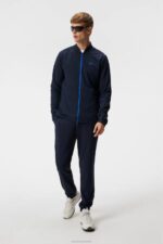 Jeff Hybrid Jacket Navy Men J.Lindeberg Clothing 66XF674 - Image 2
