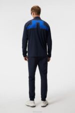 Jeff Hybrid Jacket Navy Men J.Lindeberg Clothing 66XF674