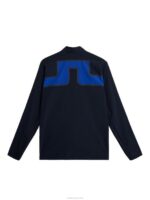 Jeff Hybrid Jacket Navy Men J.Lindeberg Clothing 66XF674 - Image 6