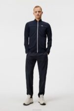 Jeff Hybrid Jacket Navy Men J.Lindeberg Clothing 66XF726 - Image 2