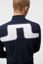 Jeff Hybrid Jacket Navy Men J.Lindeberg Clothing 66XF726 - Image 3