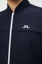 Jeff Hybrid Jacket Navy Men J.Lindeberg Clothing 66XF726 - Image 4
