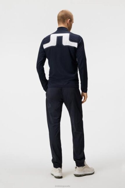Jeff Hybrid Jacket Navy Men J.Lindeberg Clothing 66XF726