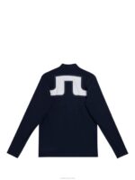 Jeff Hybrid Jacket Navy Men J.Lindeberg Clothing 66XF726 - Image 6