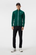 Jeff Hybrid Jacket Rain Forest Men J.Lindeberg Clothing 66XF728 - Image 2