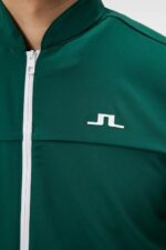Jeff Hybrid Jacket Rain Forest Men J.Lindeberg Clothing 66XF728 - Image 4
