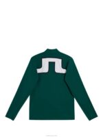 Jeff Hybrid Jacket Rain Forest Men J.Lindeberg Clothing 66XF728 - Image 6