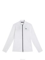 Jeff Hybrid Jacket White Men J.Lindeberg Clothing 66XF727 - Image 5