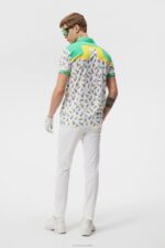 Jeff Nyc Golf Polo White Men J.Lindeberg Clothing 66XF193 - Image 2