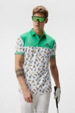 Jeff Nyc Golf Polo White Men J.Lindeberg Clothing 66XF193