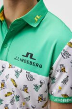 Jeff Nyc Golf Polo White Men J.Lindeberg Clothing 66XF193 - Image 5