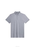 Jeff Polo Grey Melange Men J.Lindeberg Clothing 66XF120 - Image 5