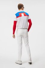 Jeff Polo White Men J.Lindeberg Clothing 66XF299