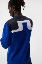 Jeff Sweatshirt Surf the Web Men J.Lindeberg Clothing 66XF531 - Image 4