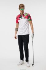 Jeff Tour Golf Polo Azalea Men J.Lindeberg Clothing 66XF195 - Image 2