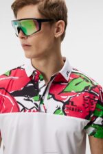 Jeff Tour Golf Polo Azalea Men J.Lindeberg Clothing 66XF195 - Image 3
