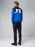 Jeff Windbreaker Sweater Nautical Blue Men J.Lindeberg Clothing 66XF2337 - Image 2