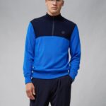 Jeff Windbreaker Sweater Nautical Blue Men J.Lindeberg Clothing 66XF2337