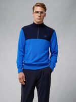Jeff Windbreaker Sweater Nautical Blue Men J.Lindeberg Clothing 66XF2337