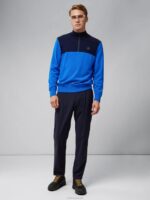 Jeff Windbreaker Sweater Nautical Blue Men J.Lindeberg Clothing 66XF2337 - Image 3