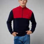 Jeff Windbreaker Sweater Navy Men J.Lindeberg Clothing 66XF2336