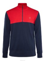 Jeff Windbreaker Sweater Navy Men J.Lindeberg Clothing 66XF2336 - Image 5