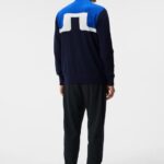 Jeff Windbreaker Sweater Navy Men J.Lindeberg Clothing 66XF506