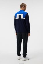 Jeff Windbreaker Sweater Navy Men J.Lindeberg Clothing 66XF506