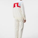 Jeff Windbreaker Sweater White Men J.Lindeberg Clothing 66XF505