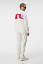 Jeff Windbreaker Sweater White Men J.Lindeberg Clothing 66XF505