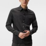 Jersey Slim Shirt High Rise Men J.Lindeberg Clothing 66XF1183