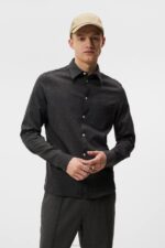Jersey Slim Shirt High Rise Men J.Lindeberg Clothing 66XF1183