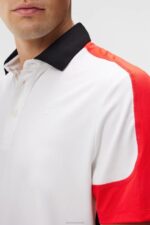 Jessy Polo Fiery Red Men J.Lindeberg Clothing 66XF37 - Image 4