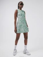 Jillian 3D Golf Dress Green 3D Bridge Monogram Women J.Lindeberg Clothing 66XF2702 - Image 2