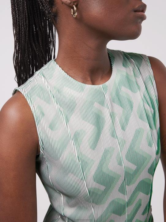 Jillian 3D Golf Dress Green 3D Bridge Monogram Women J.Lindeberg Clothing 66XF2702 - Image 3
