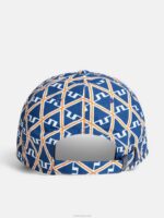 Jim Print Cap Estate Blue Diamond Men J.Lindeberg Accessory 66XF753 - Image 2