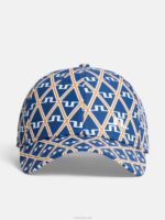 Jim Print Cap Estate Blue Diamond Men J.Lindeberg Accessory 66XF753