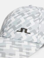 Jim Print Cap Micro Bridge Grey Men J.Lindeberg Accessory 66XF754 - Image 3